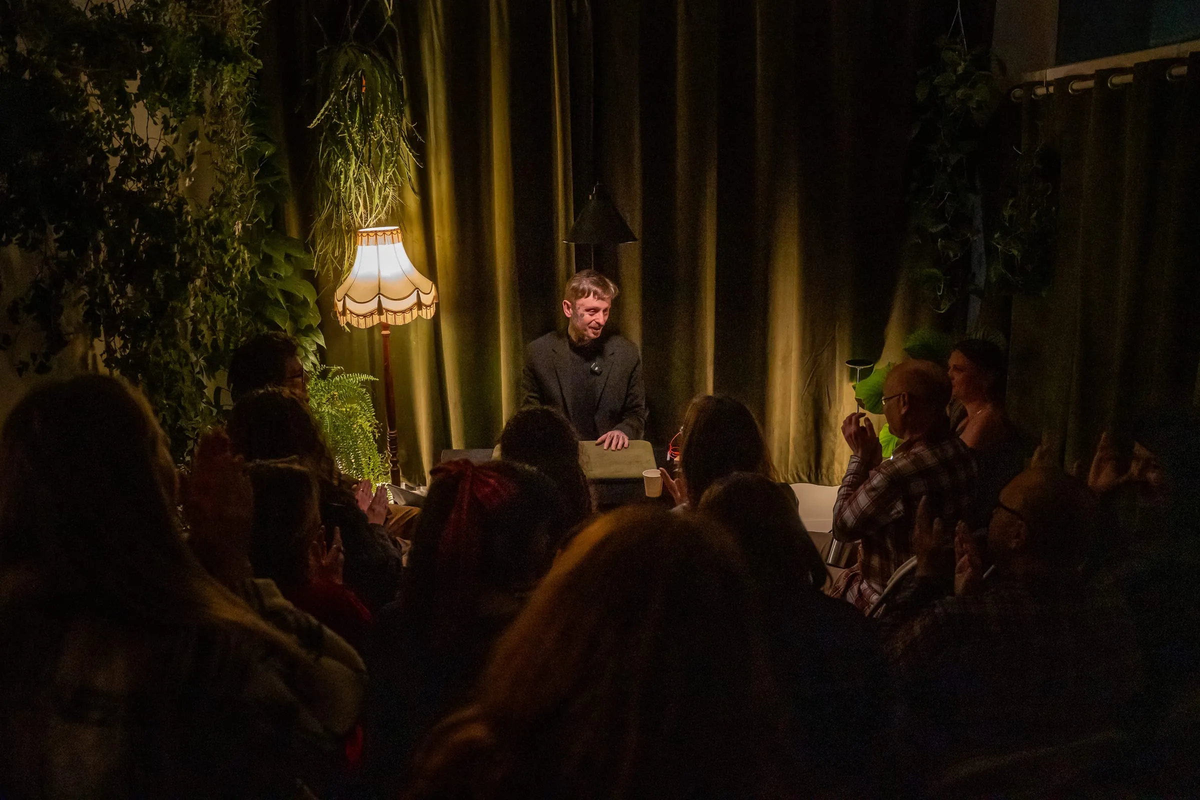 A moody close-up magic moment at Bristol Magic Theatre