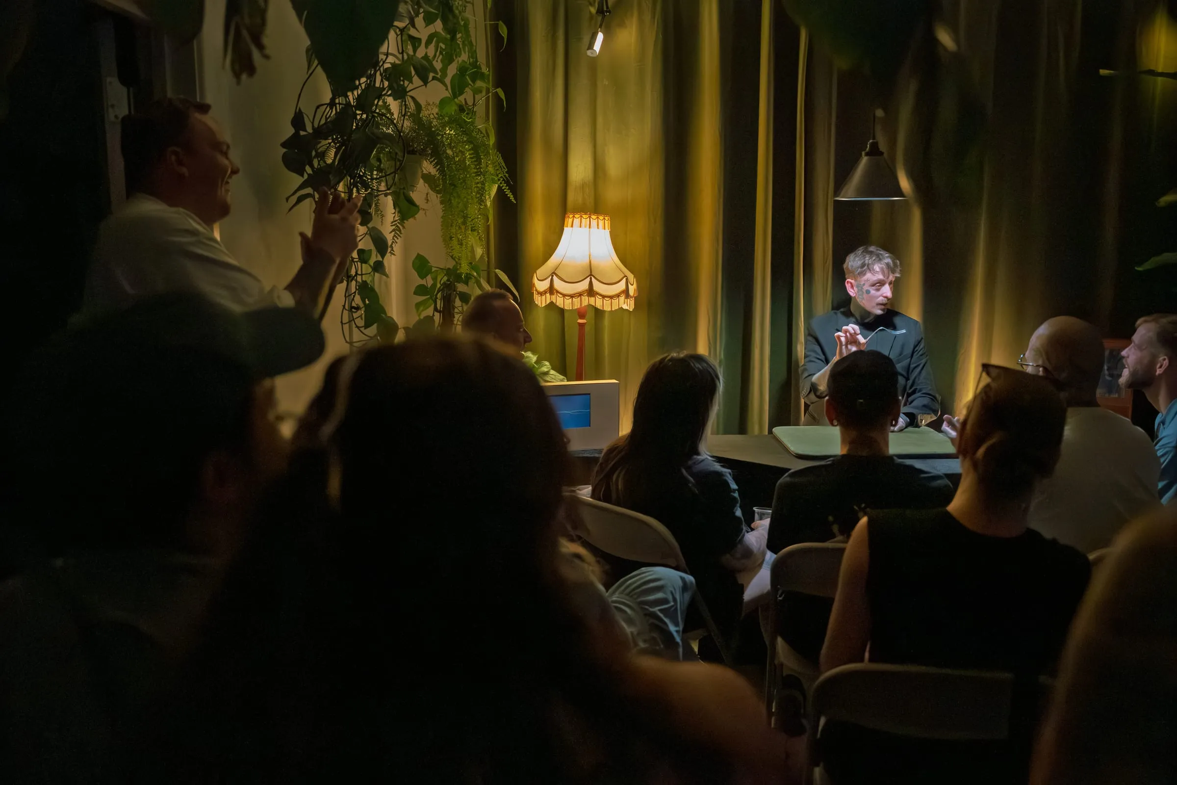 Mind reading moment with an audience member